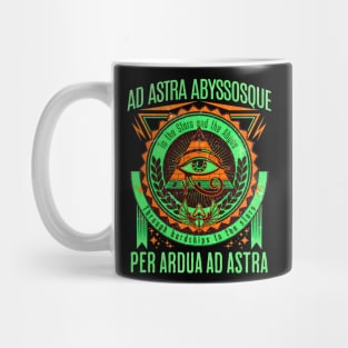 ad astra abyssosque Mug